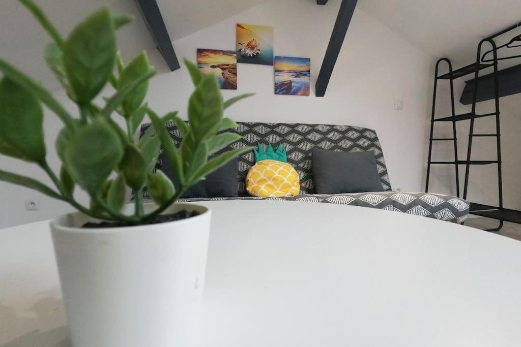 圣康坦Atypique T1 Duplex - Wifi .Parking .Proche .Gare公寓 外观 照片